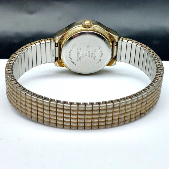 Vintage Gruen Precision Quartz Ladies Date Watch With Stretch Band Stainless Ste main image 7